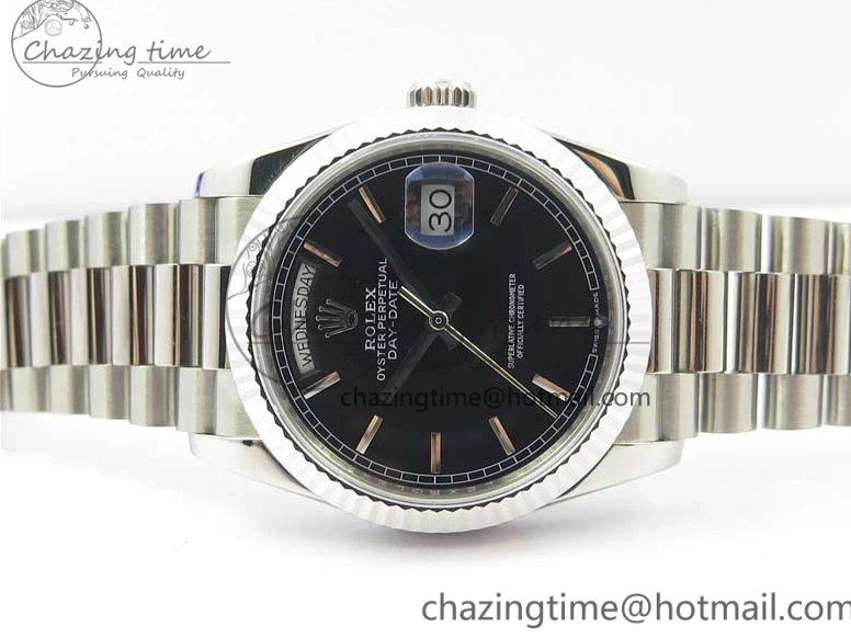 Bp Black President 36 SS Dial Edition Bracelet on Best Maker 128239 Day-Date 0112